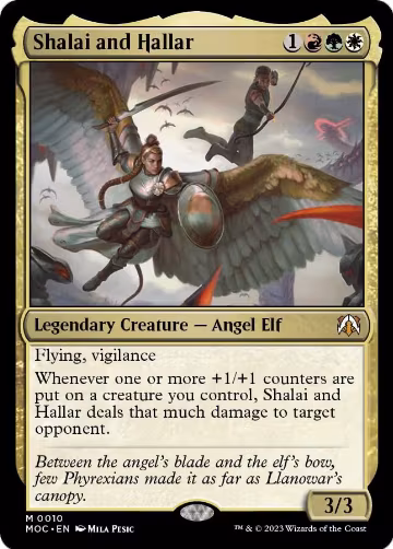 Shalai and Hallar (10), Commander: March of the Machine — Magic card price