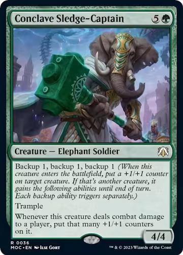 Conclave Sledge-Captain (36), Commander: March of the Machine — Magic card price