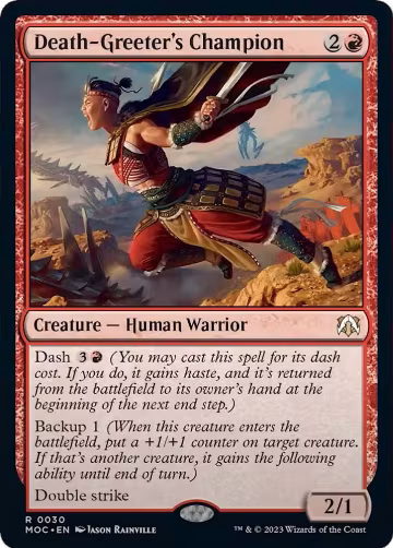 Death-Greeter's Champion (30), Commander: March of the Machine — Magic card price