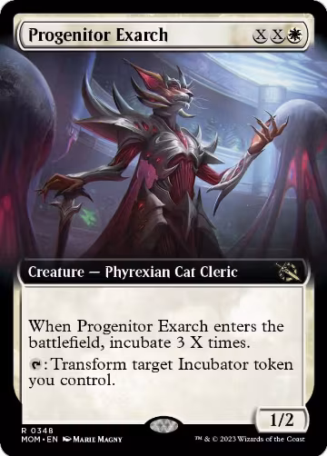 Progenitor Exarch (Extended Art) (348), March of the Machine — Magic card price