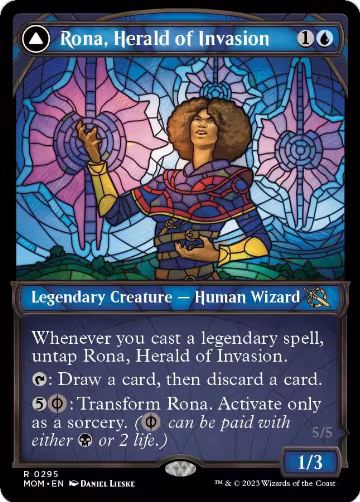 Rona, Herald of Invasion (Showcase) (295), March of the Machine — Magic card price
