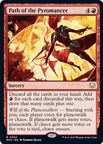 Path of the Pyromancer (34), Commander: March of the Machine — Magic card price