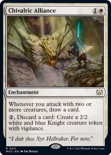 Chivalric Alliance (11), Commander: March of the Machine — Magic card price