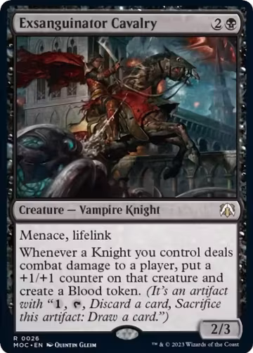 Exsanguinator Cavalry (26), Commander: March of the Machine — Magic card price