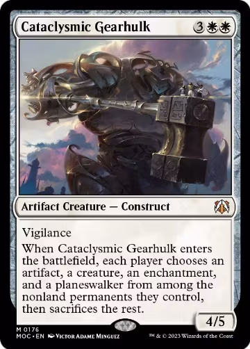 Cataclysmic Gearhulk (176), Commander: March of the Machine — Magic card price