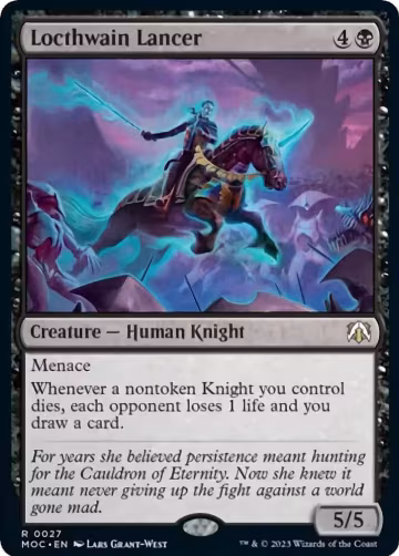 Locthwain Lancer (27), Commander: March of the Machine — Magic card price