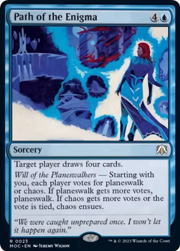 Path of the Enigma (23), Commander: March of the Machine — Magic card price