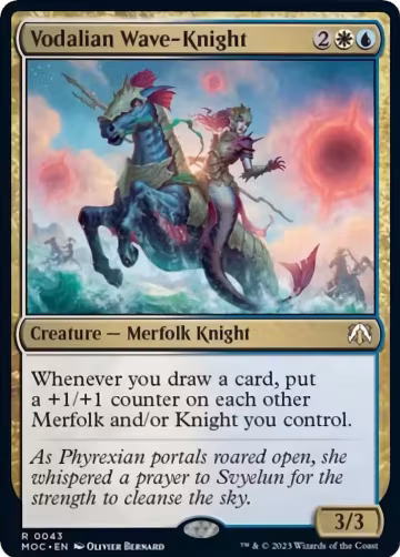 Vodalian Wave-Knight (43), Commander: March of the Machine — Magic card price