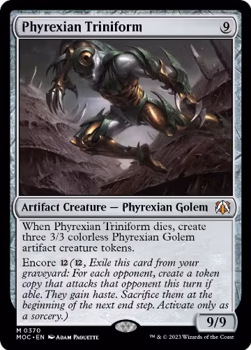 Phyrexian Triniform (370), Commander: March of the Machine — Magic card price