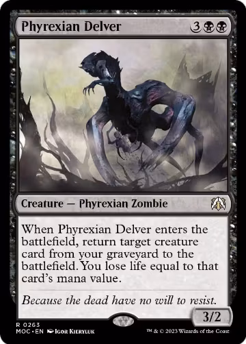 Phyrexian Delver (263), Commander: March of the Machine — Magic card price