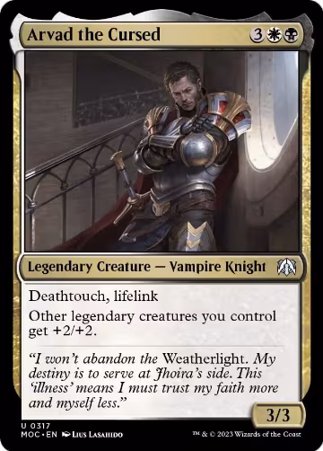 Arvad the Cursed (317), Commander: March of the Machine — Magic card price