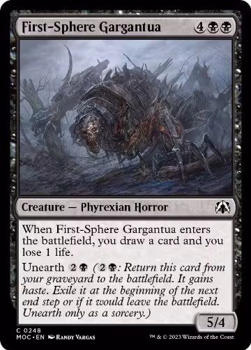 First-Sphere Gargantua (248), Commander: March of the Machine — Magic card price