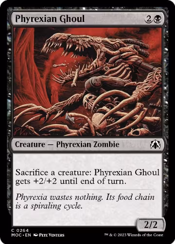 Phyrexian Ghoul (264), Commander: March of the Machine — Magic card price