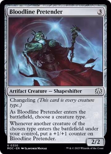 Bloodline Pretender (350), Commander: March of the Machine — Magic card price