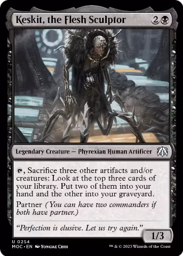 Keskit, the Flesh Sculptor (254), Commander: March of the Machine — Magic card price