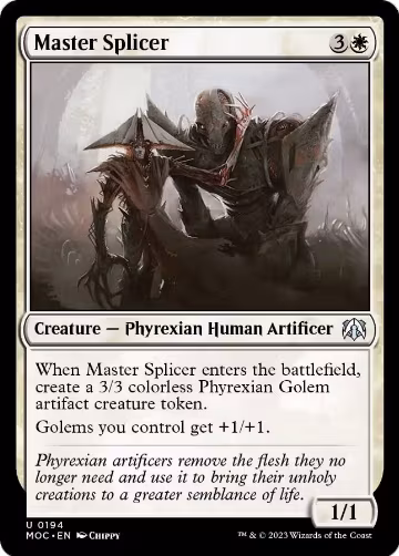 Master Splicer (194), Commander: March of the Machine — Magic card price