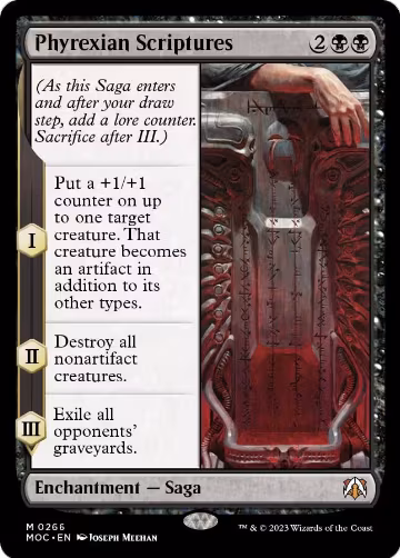 Phyrexian Scriptures (266), Commander: March of the Machine — Magic card price