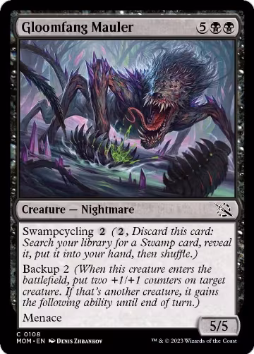 Gloomfang Mauler (108), March of the Machine — Magic card price