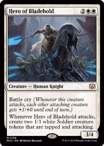 Hero of Bladehold (188), Commander: March of the Machine — Magic card price