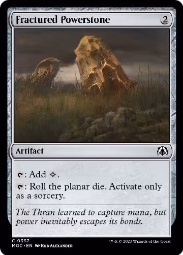 Fractured Powerstone (357), Commander: March of the Machine — Magic card price