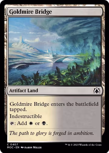 Goldmire Bridge (407), Commander: March of the Machine — Magic card price