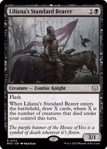 Liliana's Standard Bearer (255), Commander: March of the Machine — Magic card price