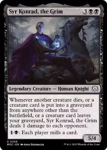 Syr Konrad, the Grim (269), Commander: March of the Machine — Magic card price