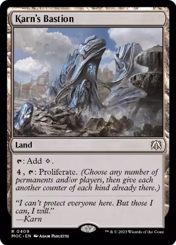 Karn's Bastion (409), Commander: March of the Machine — Magic card price