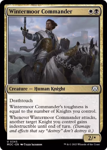 Wintermoor Commander (345), Commander: March of the Machine — Magic card price