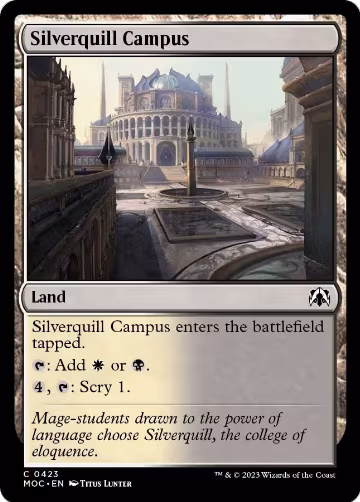 Silverquill Campus (423), Commander: March of the Machine — Magic card price