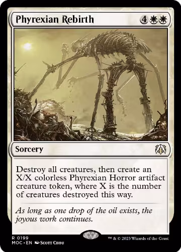 Phyrexian Rebirth (199), Commander: March of the Machine — Magic card price