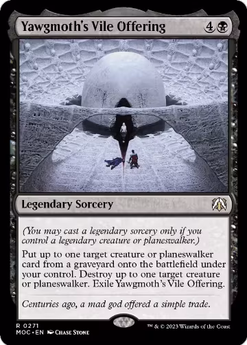 Yawgmoth's Vile Offering (271), Commander: March of the Machine — Magic card price