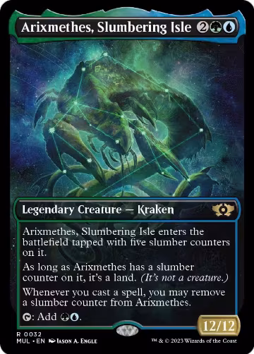 Arixmethes, Slumbering Isle (32), March of the Machine: Multiverse Legends — Magic card price