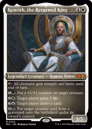 Kenrith, the Returned King (Foil Etched) (69), March of the Machine: Multiverse Legends — Magic card price