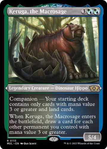 Keruga, the Macrosage (Foil Etched) (113), March of the Machine: Multiverse Legends — Magic card price