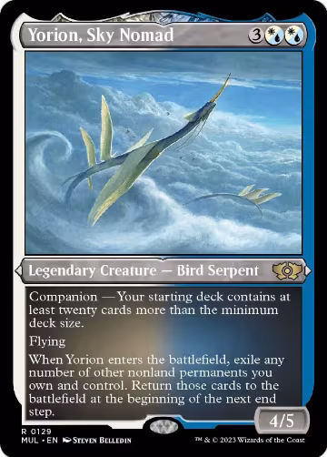Yorion, Sky Nomad (Foil Etched) (129), March of the Machine: Multiverse Legends — Magic card price