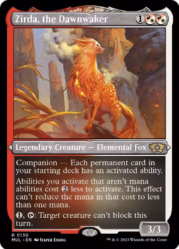 Zirda, the Dawnwaker (Foil Etched) (130), March of the Machine: Multiverse Legends — Magic card price