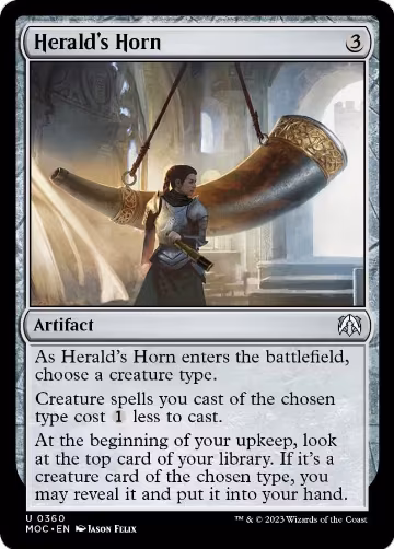 Herald's Horn (360), Commander: March of the Machine — Magic card price