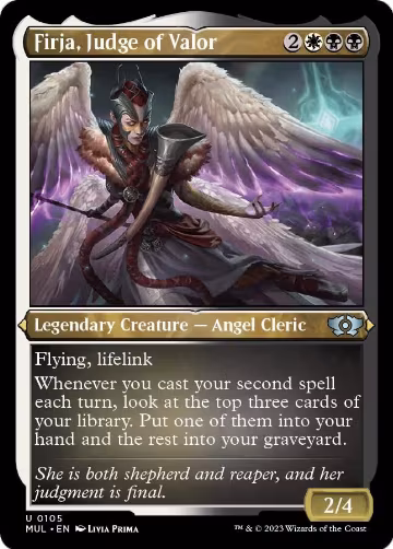 Firja, Judge of Valor (Foil Etched) (105), March of the Machine: Multiverse Legends — Magic card price