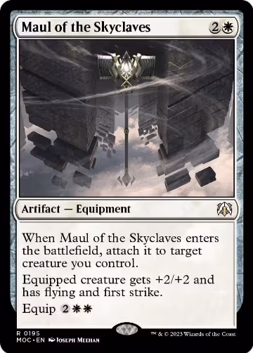 Maul of the Skyclaves (195), Commander: March of the Machine — Magic card price