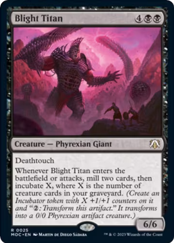 Blight Titan (25), Commander: March of the Machine — Magic card price