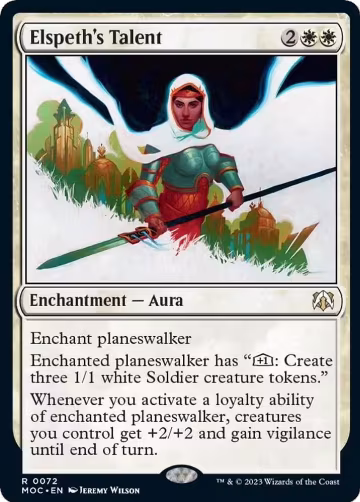 Elspeth's Talent (72), Commander: March of the Machine — Magic card price
