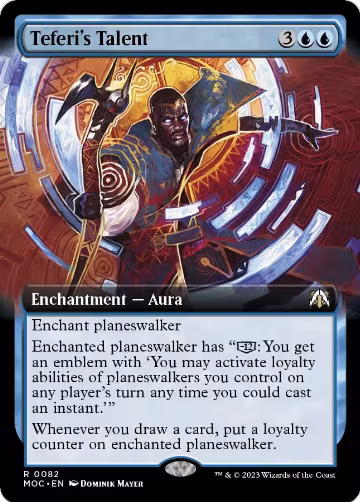 Teferi's Talent (Extended Art) (82), Commander: March of the Machine — Magic card price