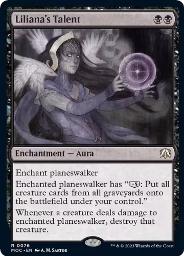Liliana's Talent (76), Commander: March of the Machine — Magic card price