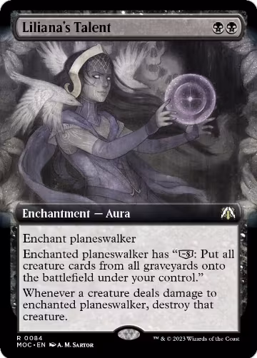 Liliana's Talent (Extended Art) (84), Commander: March of the Machine — Magic card price