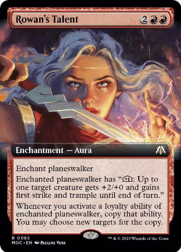 Rowan's Talent (Extended Art) (85), Commander: March of the Machine — Magic card price