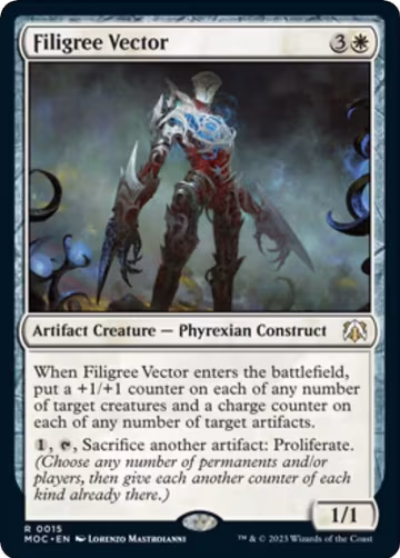 Filigree Vector (15), Commander: March of the Machine — Magic card price
