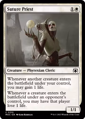 Suture Priest (210), Commander: March of the Machine — Magic card price