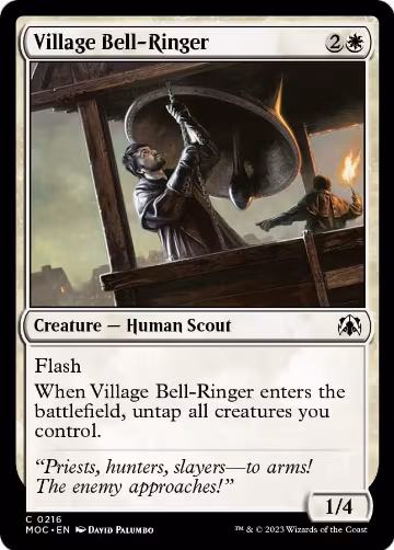 Village Bell-Ringer (216), Commander: March of the Machine — Magic card price