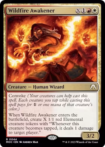 Wildfire Awakener (44), Commander: March of the Machine — Magic card price